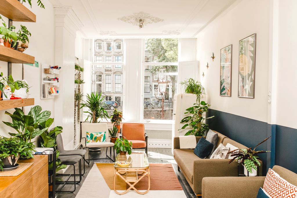 The Parlour bathed in sunlight