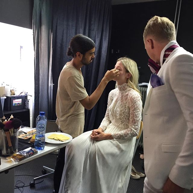 make up and styling room