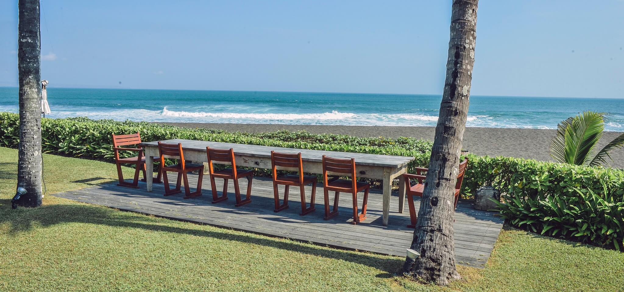 Outdoor Dining Area of Villa SOS - Pantai Lima Estate