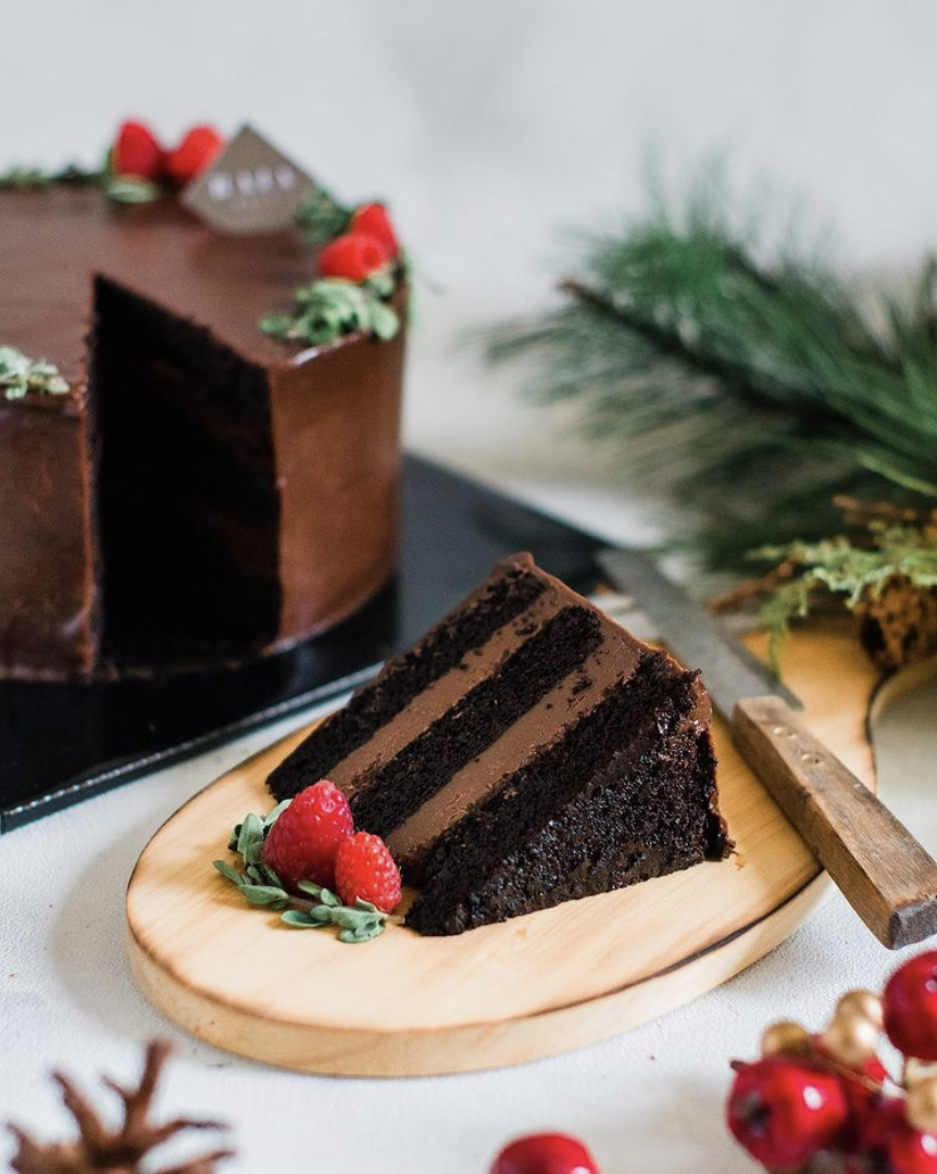 Belgian Chocolate Ganache Cake