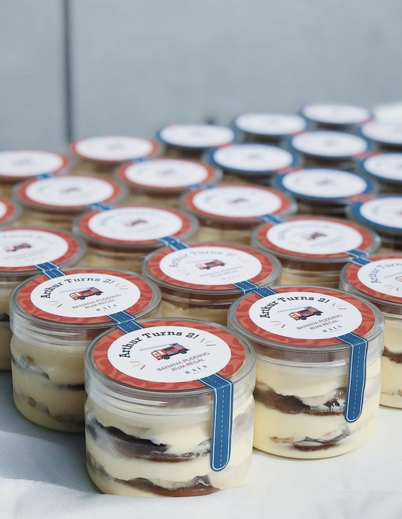 Custom Dessert Jars for Birthday