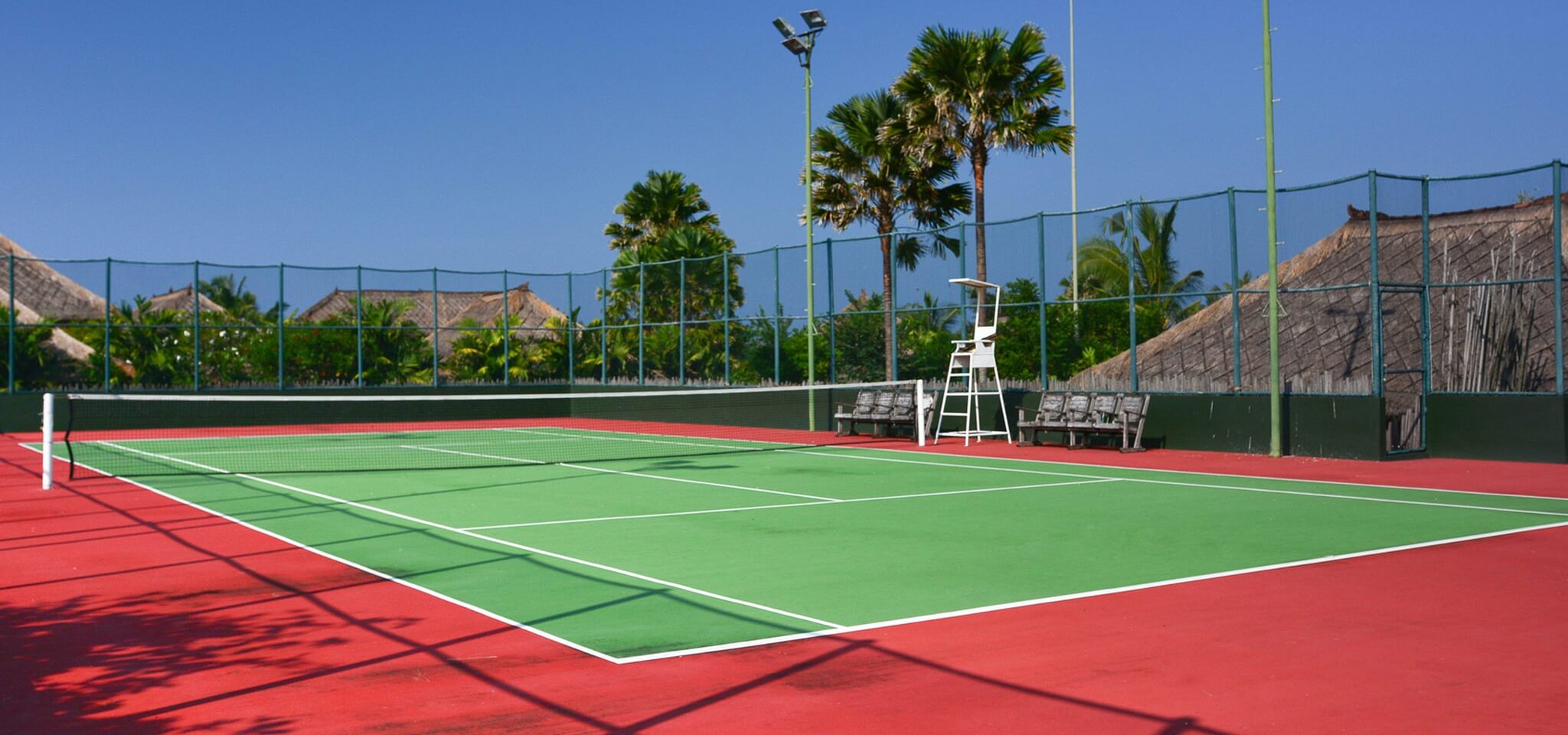 Tennis Court of Villa Waringin - Pantai Lima Estate