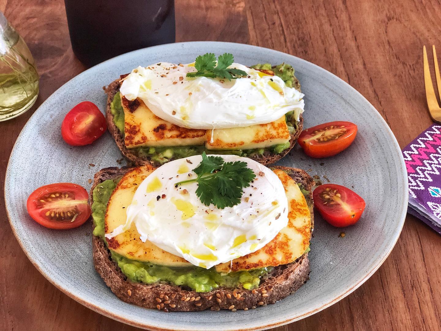 Avo halloumi eggs : this beauty is one of our signature dishes, it’s part of the keto meal plan